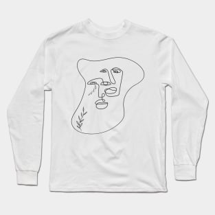 face art fantasy Long Sleeve T-Shirt